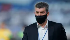 Chepo de la Torres durante un partido con Toluca