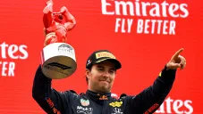 Checo Pérez subió al podio con el tercer lugar del Gran Premio de Francia