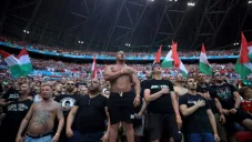 El Ferenc Puskas stadium en Budapest durante la Euro