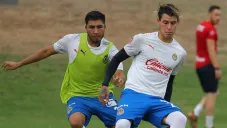 Chicote Calderón en pretemporada con Chivas