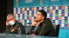 Cristiano ocultó botellas de refresco