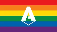 Logotipo arcoíris de la Serie A