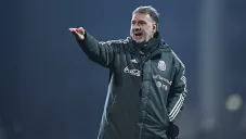 Gerardo Martino durante un partido con México