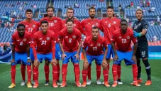 Selección de Costa Rica previo al partido