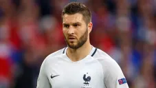 André-Pierre Gignac durante un partido con Francia