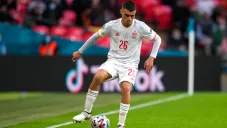 Pedri durante un duelo con España en la Eurocopa