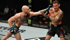 McGregor en pelea con Dustin Poirier