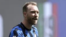 Eriksen en un partido del Inter de Milán