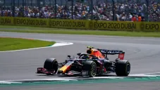 Sergio Pérez en las clasificatorias para el GP de Gran Bretaña