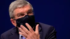 Thomas Bach durante una conferencia de prensa