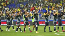 Jugadores del América después de victoria ante Tigres