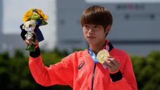 Yuto Horigome en podio