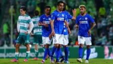 Cruz Azul en su última victoria en el TSM