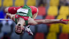 Édgar Rivera durante una prueba