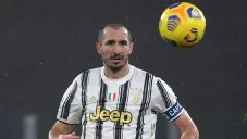 Giorgio Chiellini con la Juventus