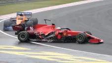 Accidente en el GP de Hungría