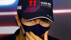 Sergio 'Checo' Pérez en conferencia