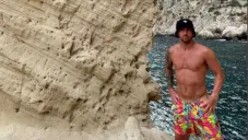 Lionel Messi en sus vacaciones