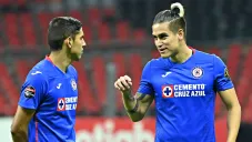 Alexis Peña previo a un juego de La Máquina