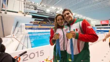 Rommel Pacheco junto a Paola Espinosa
