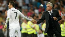 dCarlo Ancelotti y Cristiano Ronaldo en un duelo del Real Madrid