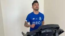 Jesús Corona durante un entrenamiento con el Porto