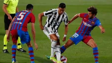 Cristiano Ronaldo durante un partido con Juventus