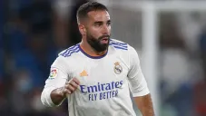 Dani Carvajal, en su regreso a la acción con Real Madrid