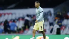 Leo Súarez previo a un partido con América