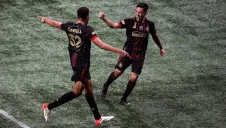Ezequiel Barco en festejo con Atlanta United
