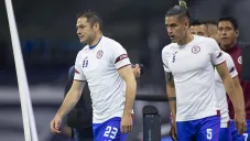 Alexis Peña junto a Pablo Aguilar