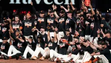 Gigantes de San Francisco en festejo