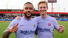 Memphis y Frenkie de Jong tras un duelo con Barcelona