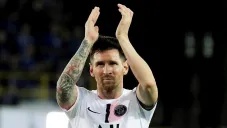 Lionel Messi durante un partido con el PSG