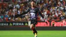 Talavera en un partido con los Pumas