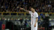 Lionel Messi durante un partido con Barcelona