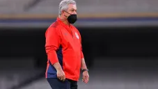 Vucetich en un partido con las Chivas