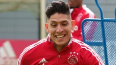 Edson Álvarez en un entrenamiento