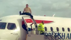 James Brown, en una protesta contra el cambio climático