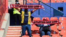 Aficionados del San Luis en el Alfonso Lastras