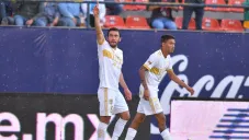 Vigón festeja su anotación contra San Luis