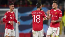 Jugadores del Manchester United en la Champions League