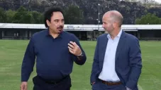 Luis García y Hugo Sánchez en Cantera