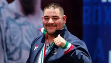 Andy Ruiz durante un evento
