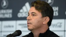 Marcelo Gallardo en conferencia de prensa previo al Superclásico