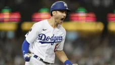 Trea Turner en acción con Los Angeles Dodgers