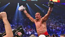 Juan Manuel Márquez tras noquear a Pacquiao