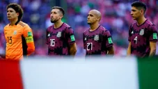 Guillermo Ochoa, Héctor Herrera, Chaka Rodríguez y Edson Álvarez