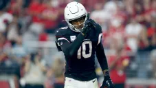 DeAndre Hopkins durante un partido con Cardinals