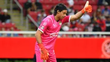 Toño Rodríguez en un partido de las Chivas